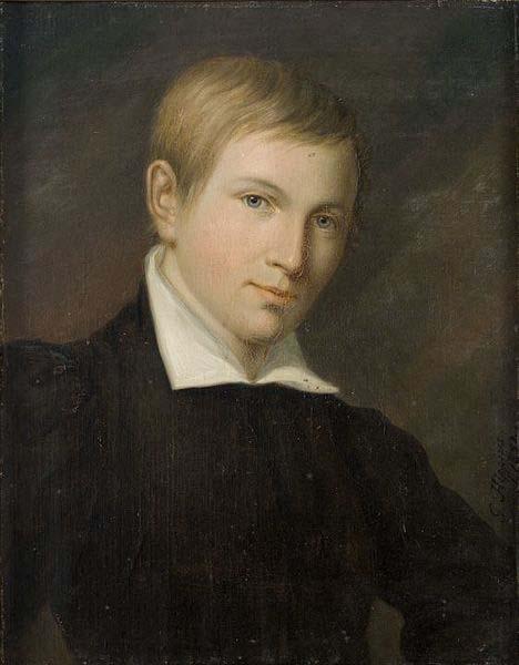 unknow artist Portrait of Painter Otto Ignatius oil painting image